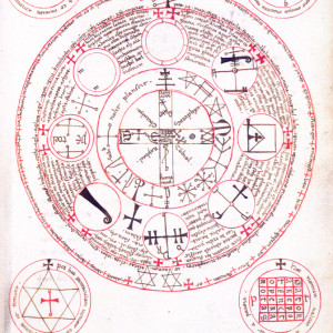 15. A figure from the Italian version of the 'Lesser Key of Solomon' (Paris, BnF, MS It. 1524, f. 186r).