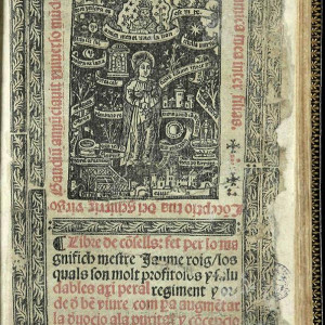 4. Portada de la primera edició impresa de l''Espill' (València, Francisco Díaz Romano, 1531)